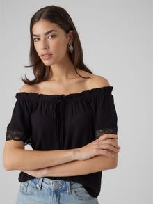 Vero Moda VMLUNA Top -Black - 10298667