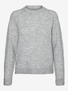 Vero Moda VMFILUCA Pulovr -Light Grey Melange - 10298674