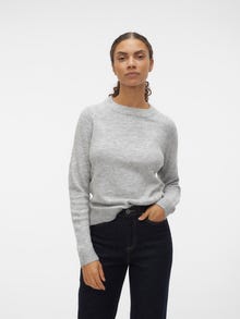 Vero Moda VMFILUCA Pulovr -Light Grey Melange - 10298674