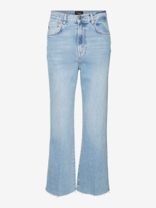 Vero Moda VMKYLIE Høj talje Kick flared fit Jeans -Light Blue Denim - 10298675