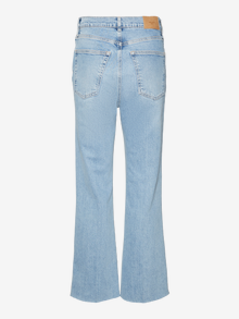 Vero Moda VMKYLIE High rise Kick flared fit Jeans -Light Blue Denim - 10298675