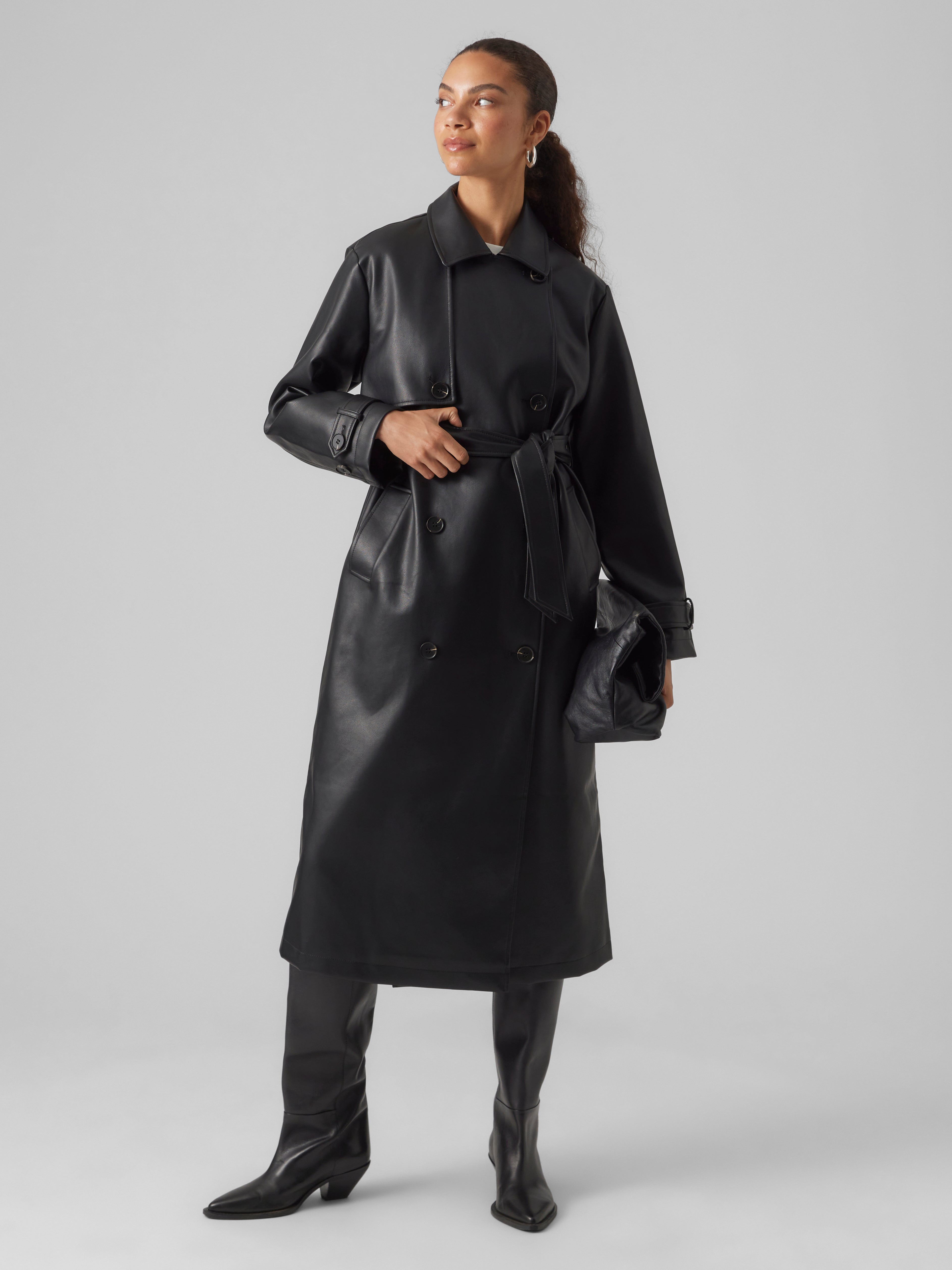 VMALMA Coat Black Moda® | Vero 