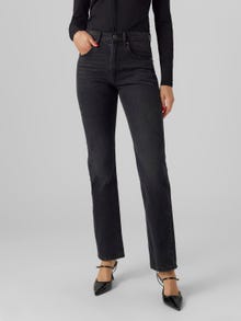 Vero Moda VMHAILEY Straight Fit Jeans -Black Denim - 10298719