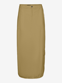 Vero Moda VMARIANA Mellemhøj talje Lang nederdel -Khaki - 10298747