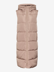 Vero Moda VMLIGAANE Otw Gilet -Taupe Gray - 10298757