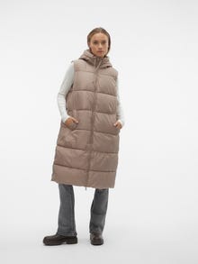 Vero Moda VMLIGAANE Weste -Taupe Gray - 10298757