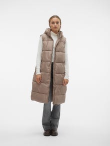 Vero Moda VMLIGAANE Otw Gilet -Taupe Gray - 10298757