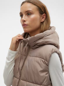 Vero Moda VMLIGAANE Otw Gilet -Taupe Gray - 10298757