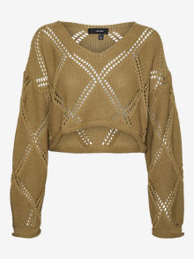 Vero Moda VMPROSECCO Pullover -Khaki - 10298762