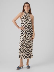 Vero Moda VMMARISOL Langes Kleid -Pearled Ivory - 10298773