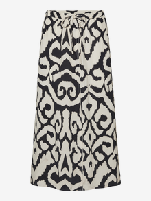 Vero Moda VMMARISOL High waist Midi-rok -Pearled Ivory - 10298783