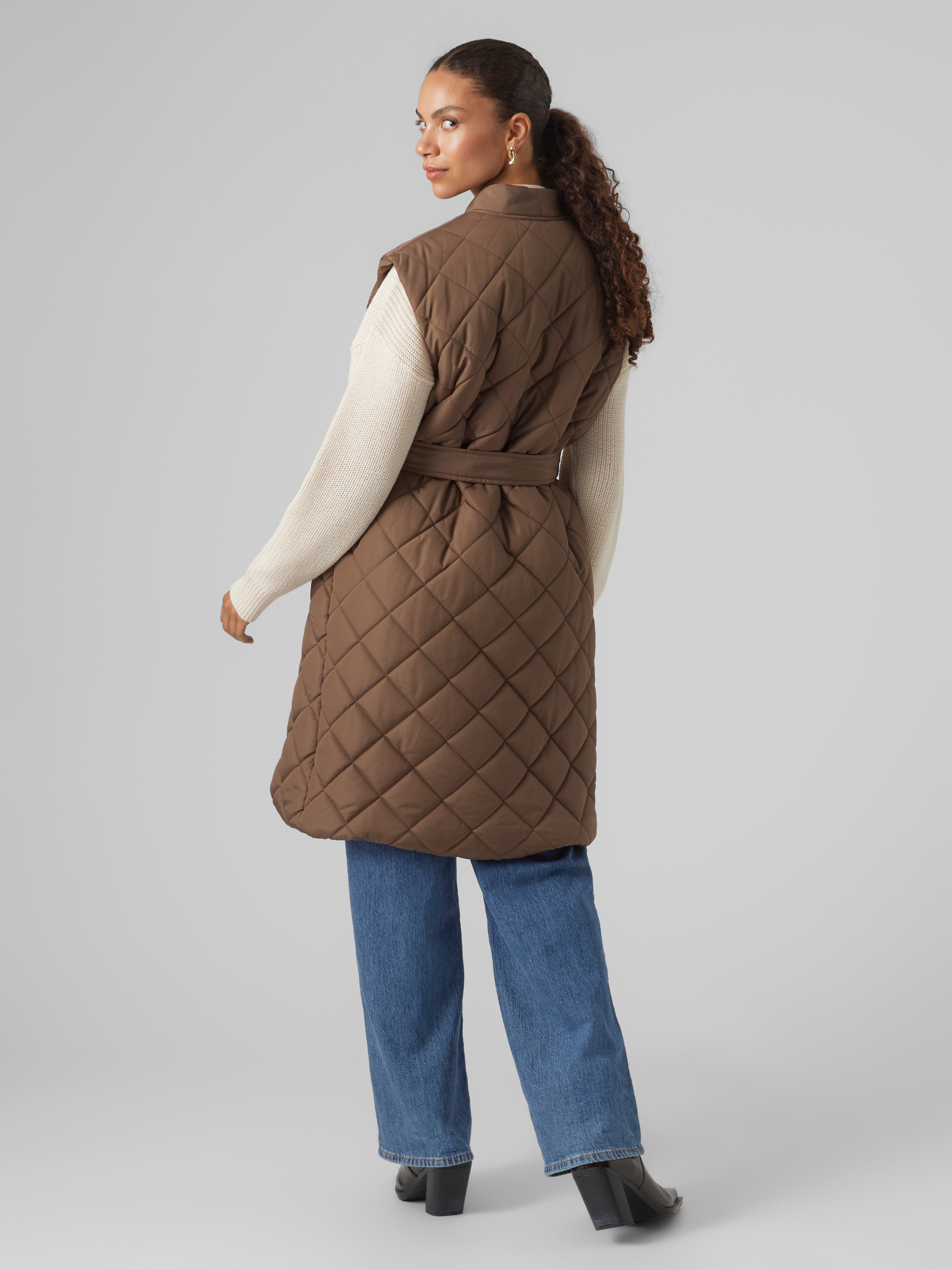 Gilet matelass Marron moyen Vero Moda