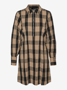 Vero Moda VMSOFIA Trumpa suknelė -Silver Mink - 10299034