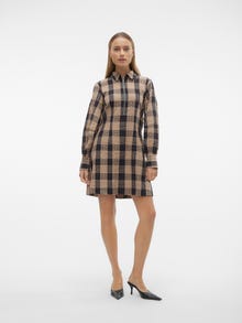 Vero Moda VMSOFIA Trumpa suknelė -Silver Mink - 10299034