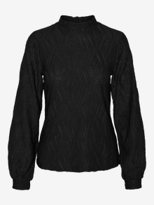 Vero Moda VMVIVA Μπλούζα -Black - 10299219