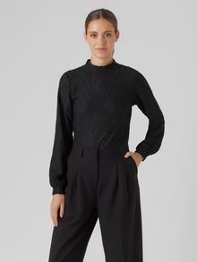Vero Moda VMVIVA Μπλούζα -Black - 10299219