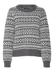 Vero Moda VMKAIRA Sweter -Grey Pinstripe - 10299221