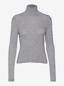 Vero Moda VMVINI Top -Light Grey Melange - 10299234