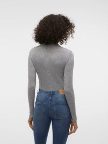 Vero Moda VMVINI Top -Light Grey Melange - 10299234