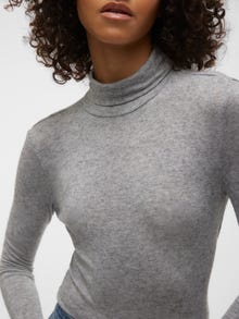 Vero Moda VMVINI Top -Light Grey Melange - 10299234