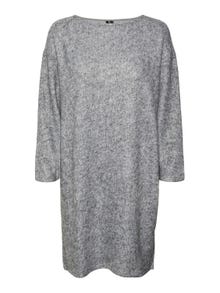 Vero Moda VMBLIS Kort klänning -Light Grey Melange - 10299250