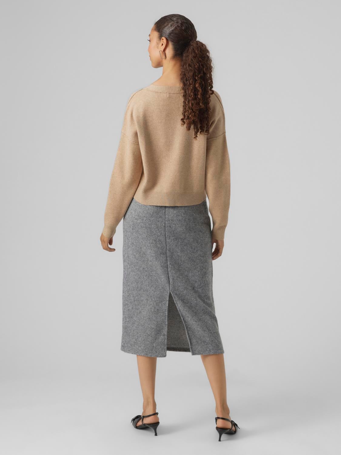 Vero moda knitted midi skirt outlet co-ord