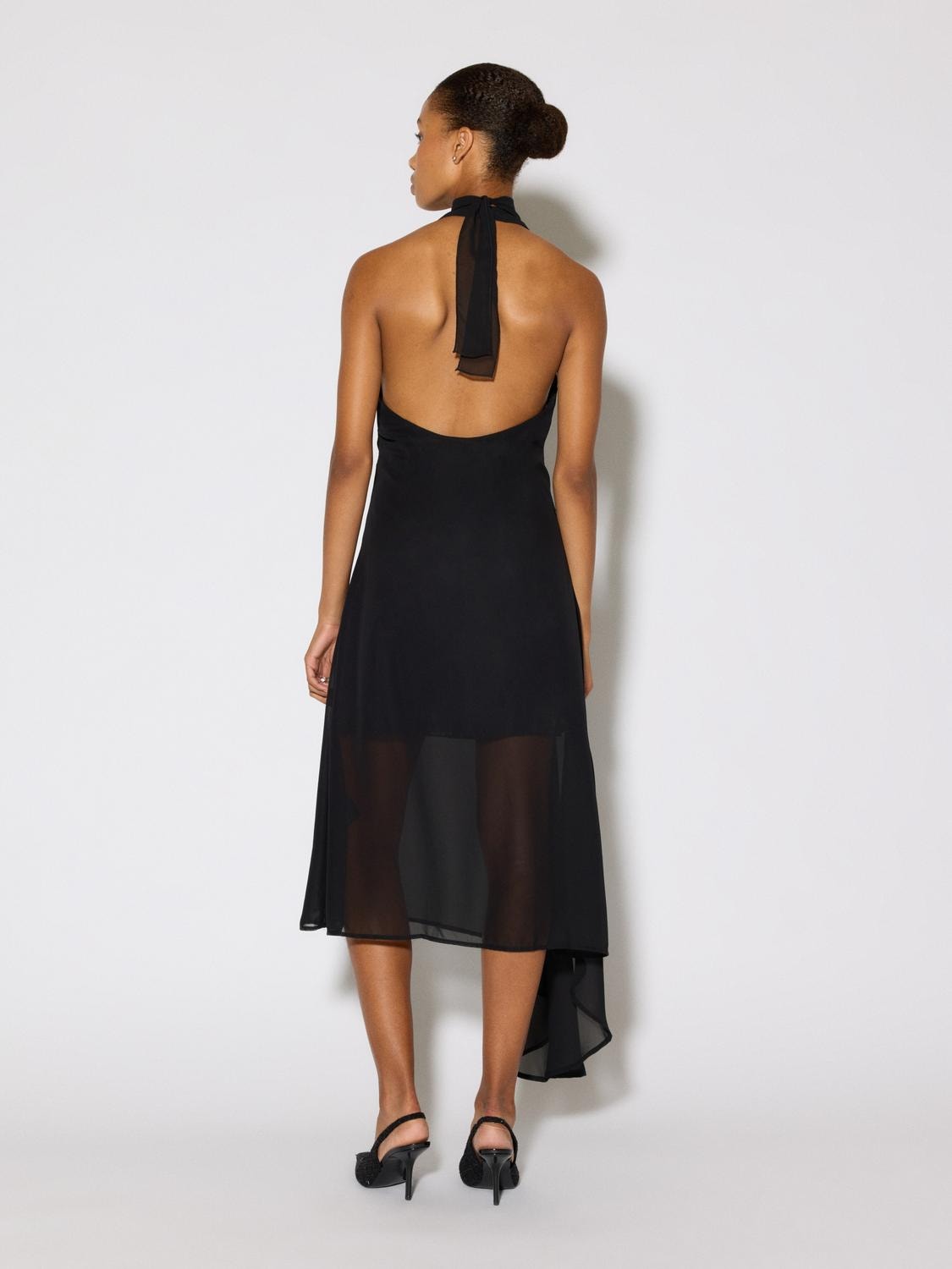 Vero Moda SOMETHINGNEW X LAME COBAIN Long dress -Black - 10299282