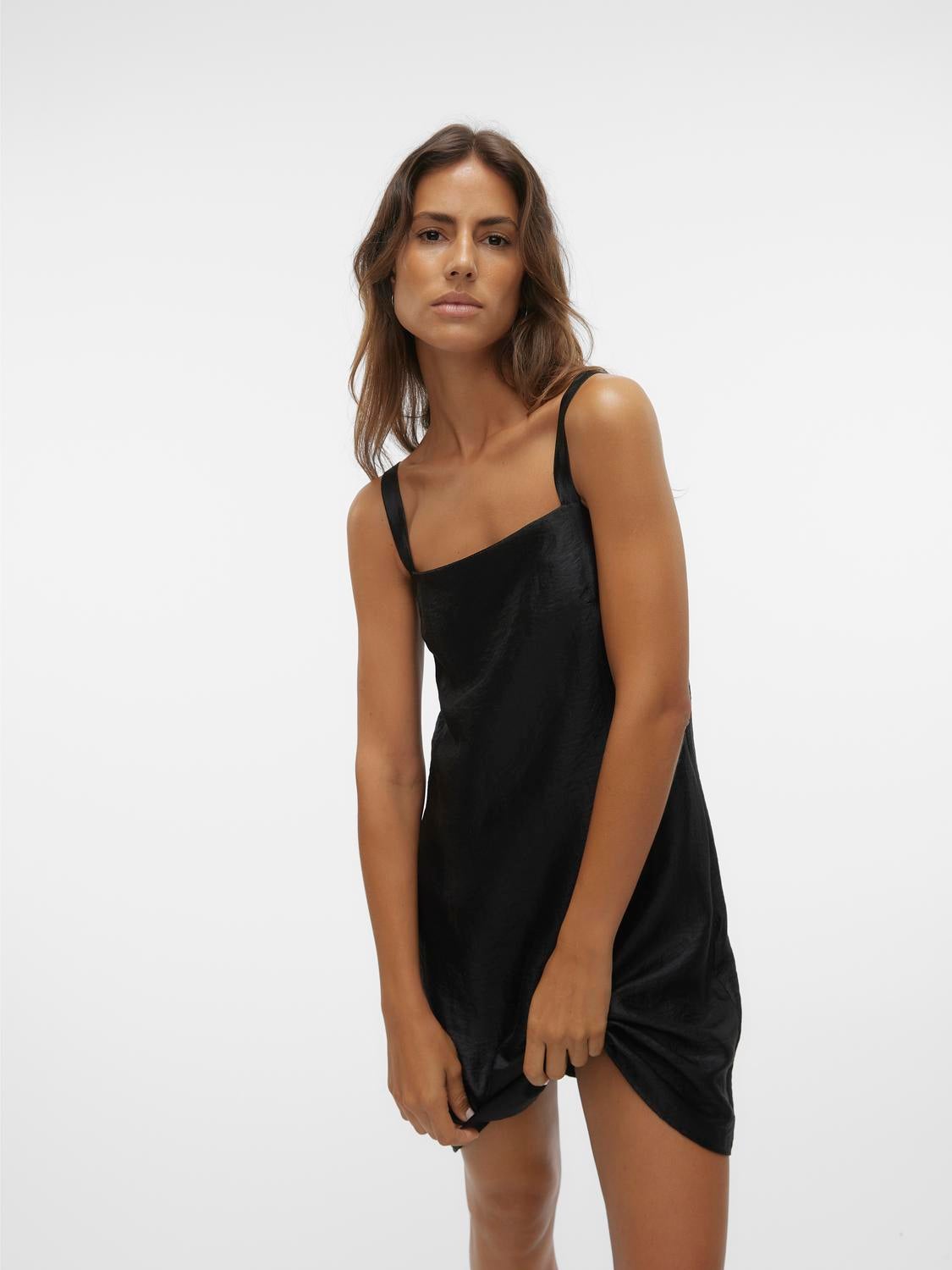 Urban outfitters best sale black slip dress