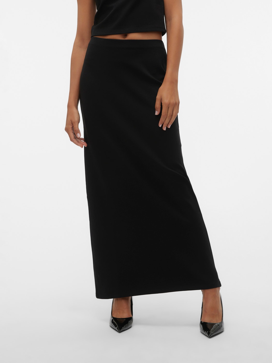 Vero Moda VMMATHILDE Lång kjol -Black - 10299384