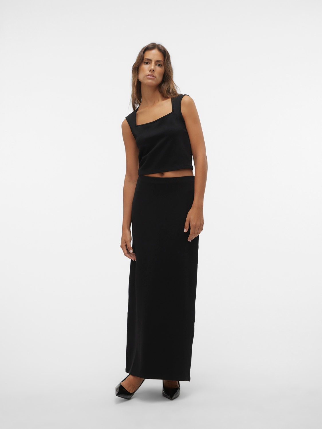 Vero Moda VMMATHILDE Long Skirt -Black - 10299384