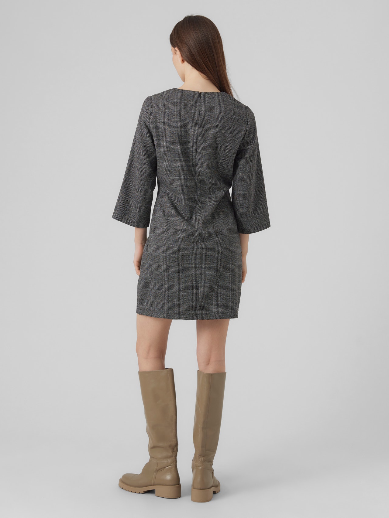 Vero Moda VMMILA Kort kjole -Dark Grey - 10299424