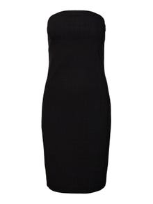 Vero Moda VMMATHILDE Midi dress -Black - 10299536