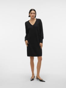 Vero Moda VMELLYLEFILE Midi dress -Black - 10299537