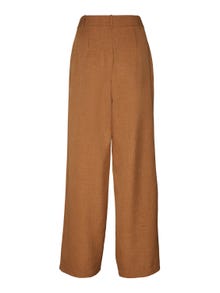 Vero Moda VMMATHILDE Trousers -Tobacco Brown - 10299540