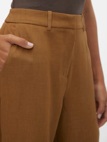 Vero Moda VMMATHILDE Cintura media Pantalones -Tobacco Brown - 10299540