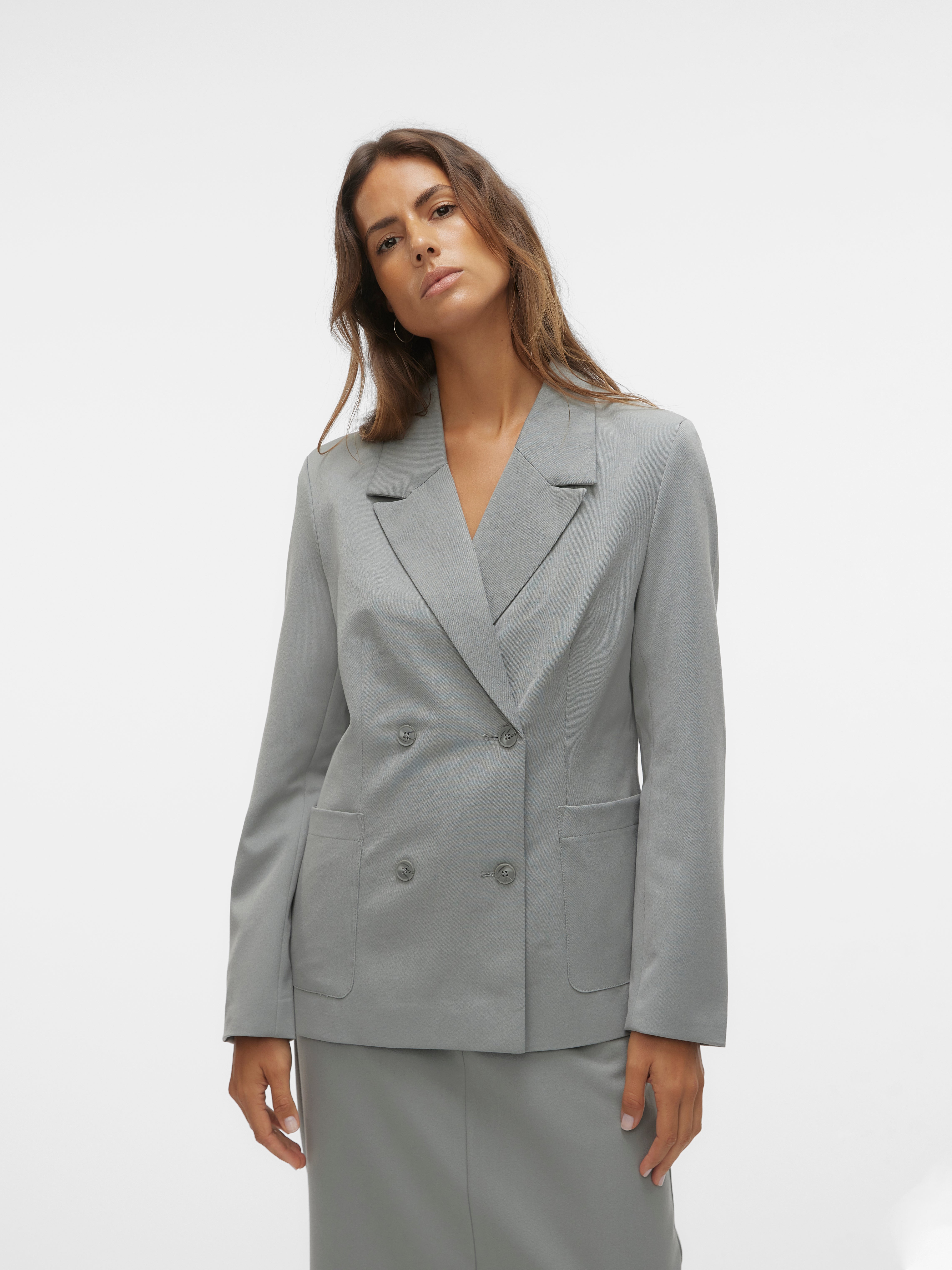 Vero moda double breasted on sale blazer