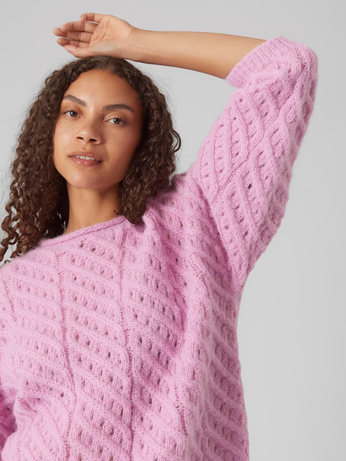 Light purple hotsell knit sweater