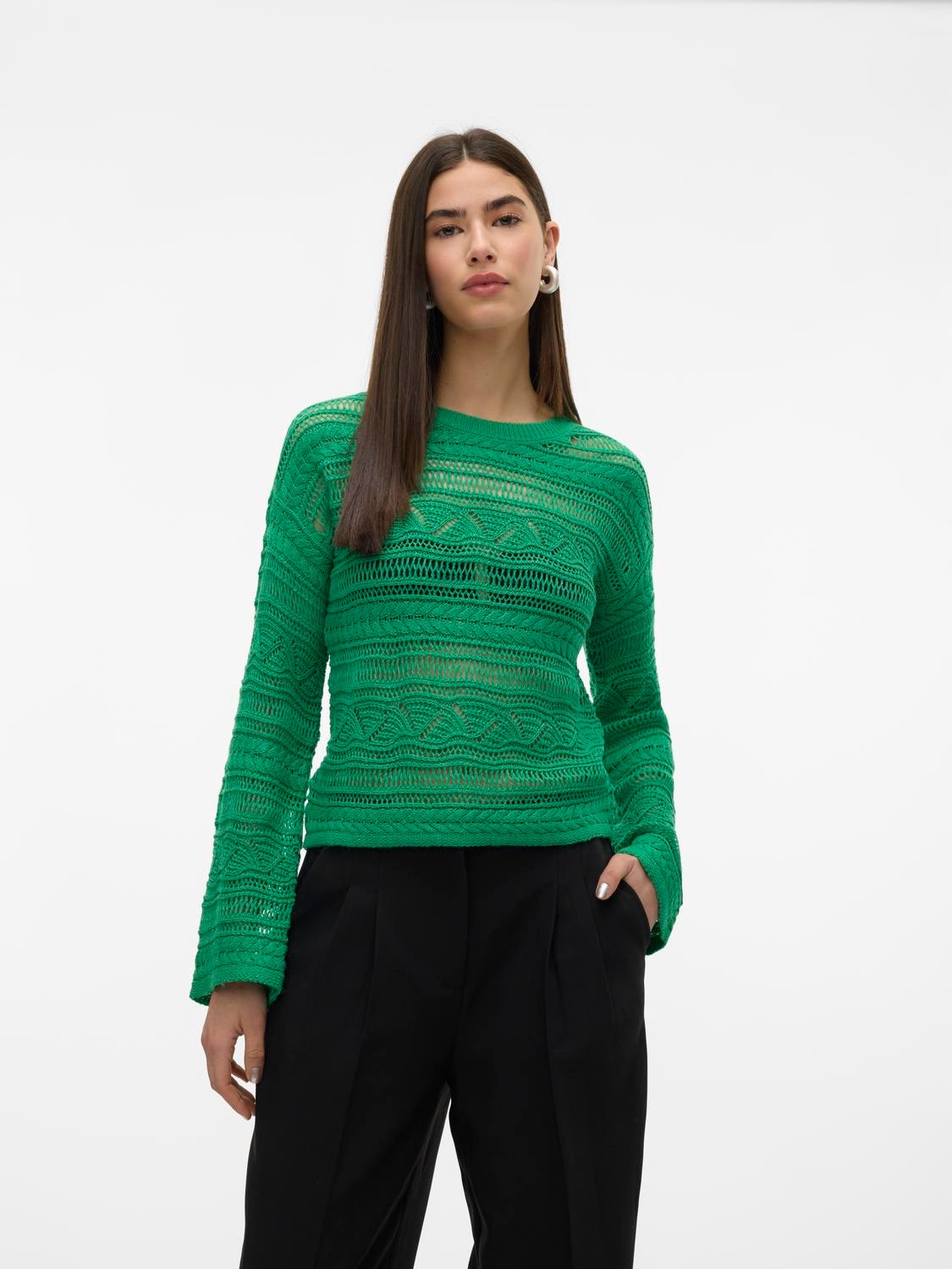 Vero Moda VMLAMAR Pullover -Bright Green - 10299616