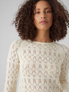 Vero Moda VMFABIENNE Pullover -Antique White - 10299617