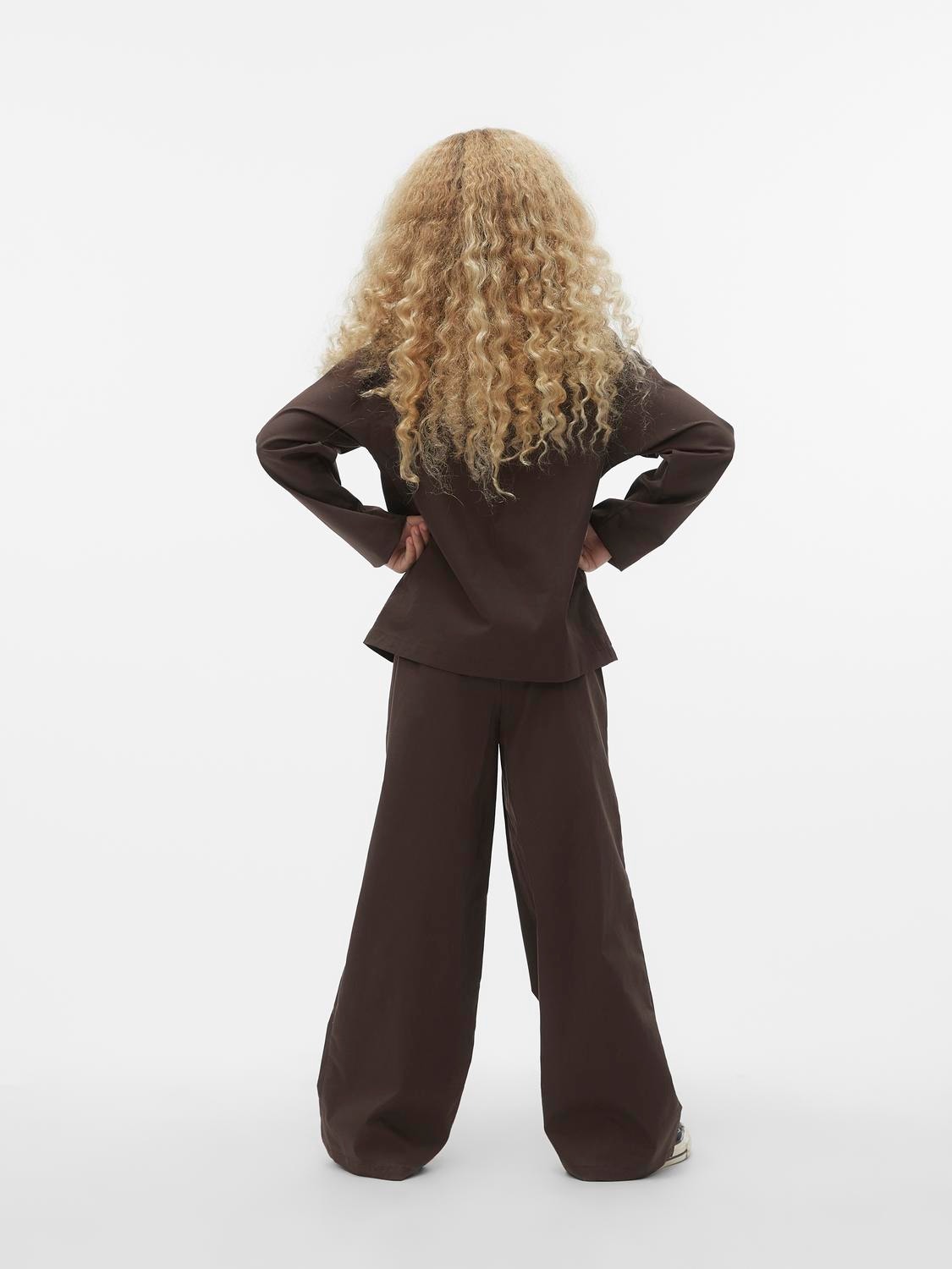 Vero Moda VMKENYA Trousers -Chocolate Brown - 10299627