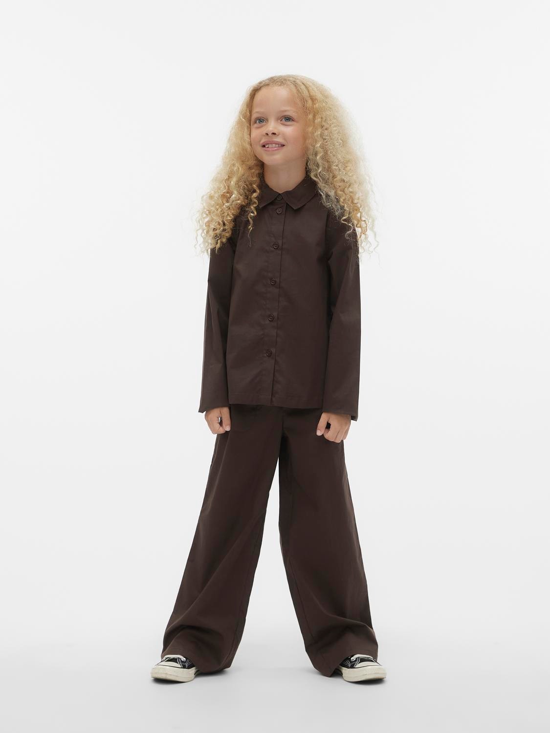 Vero Moda VMKENYA Pantalons -Chocolate Brown - 10299627