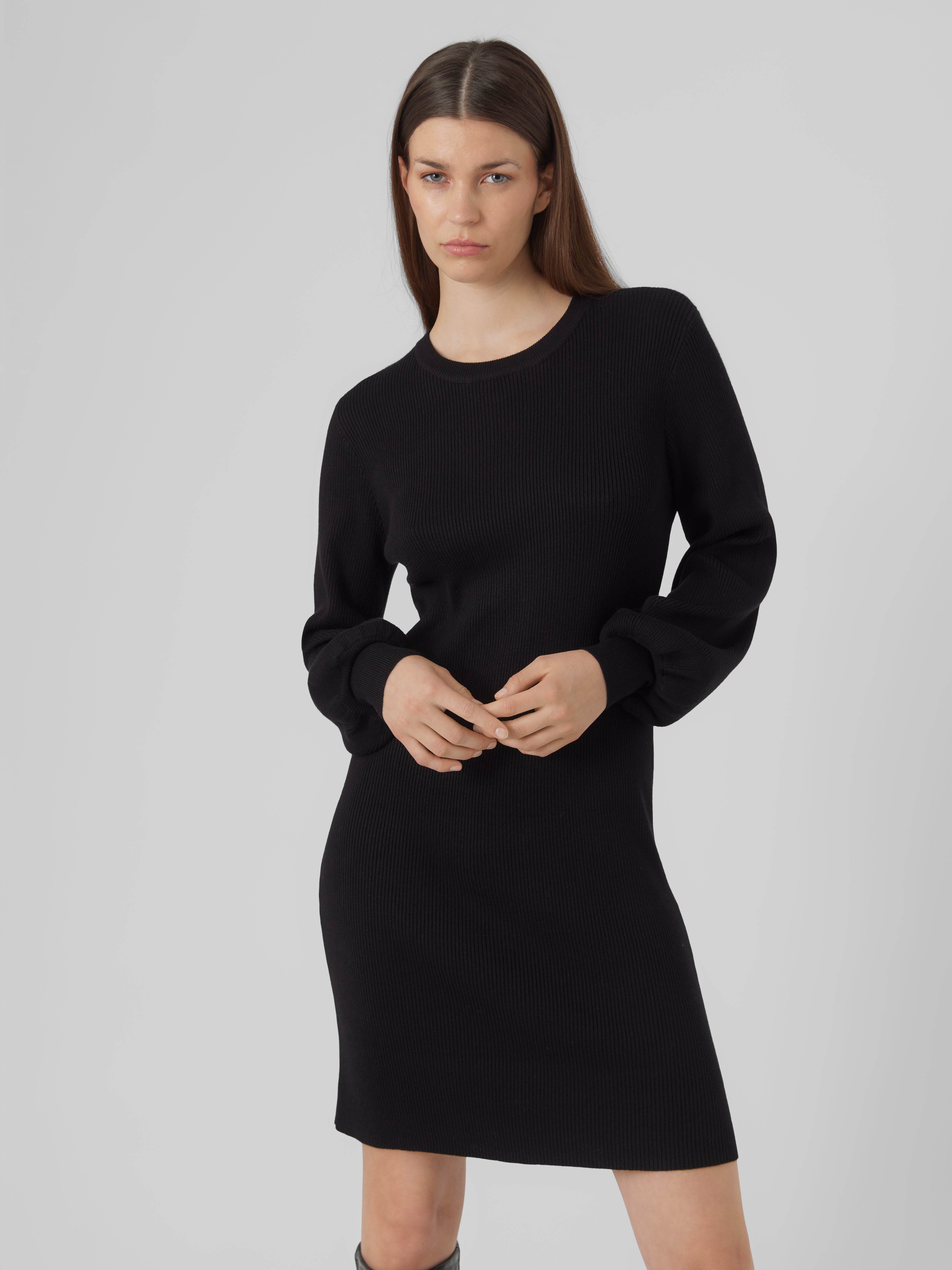 Buy Vero Moda Women Black Floral Print Fit & Flare Dress - Dresses for  Women 1625312 | Myntra