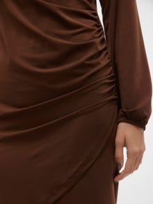 Vero Moda VMHADLEY Kort kjole -Potting Soil - 10299645