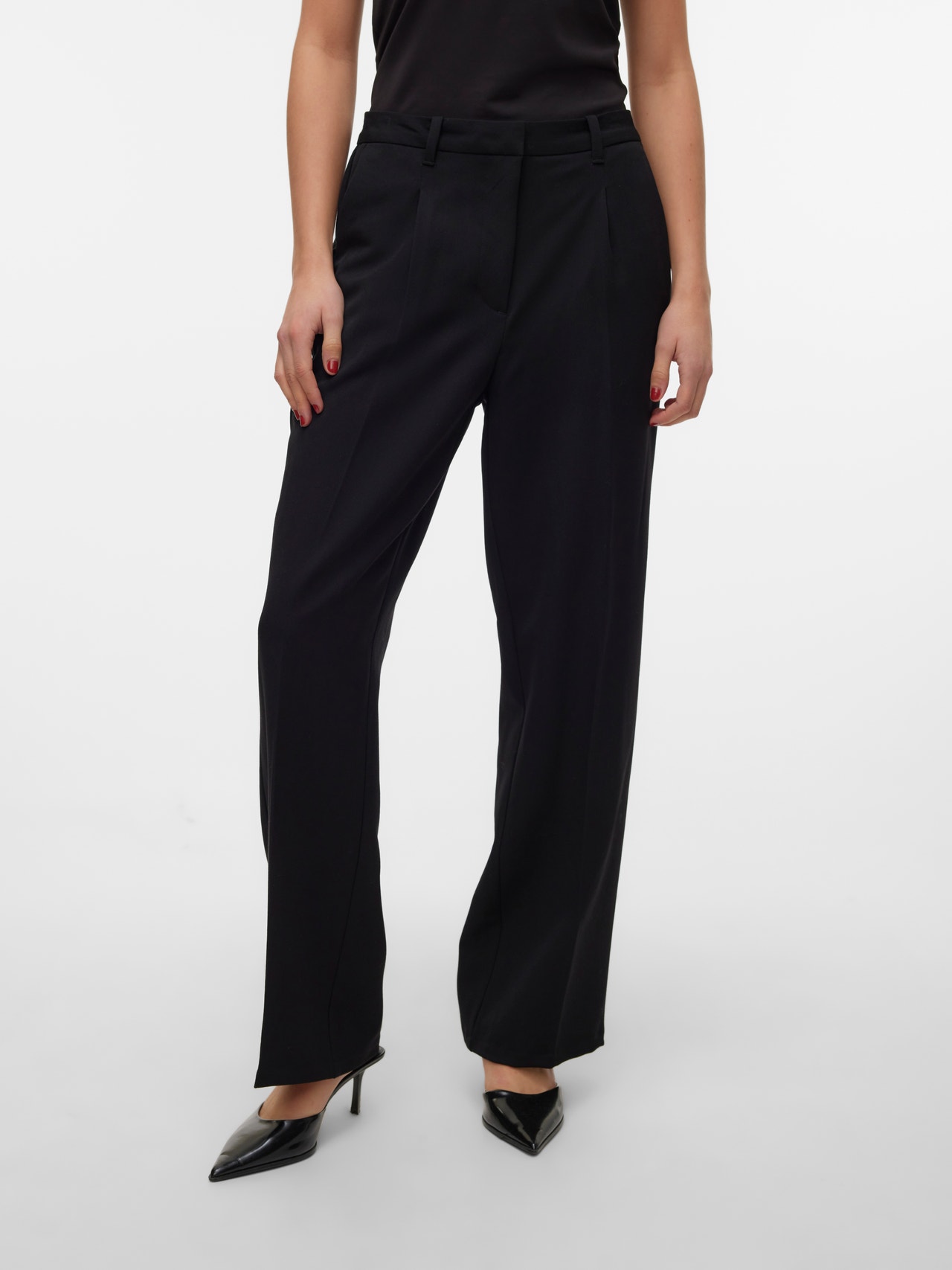 Vero Moda VMISABEL Trousers -Black - 10299768