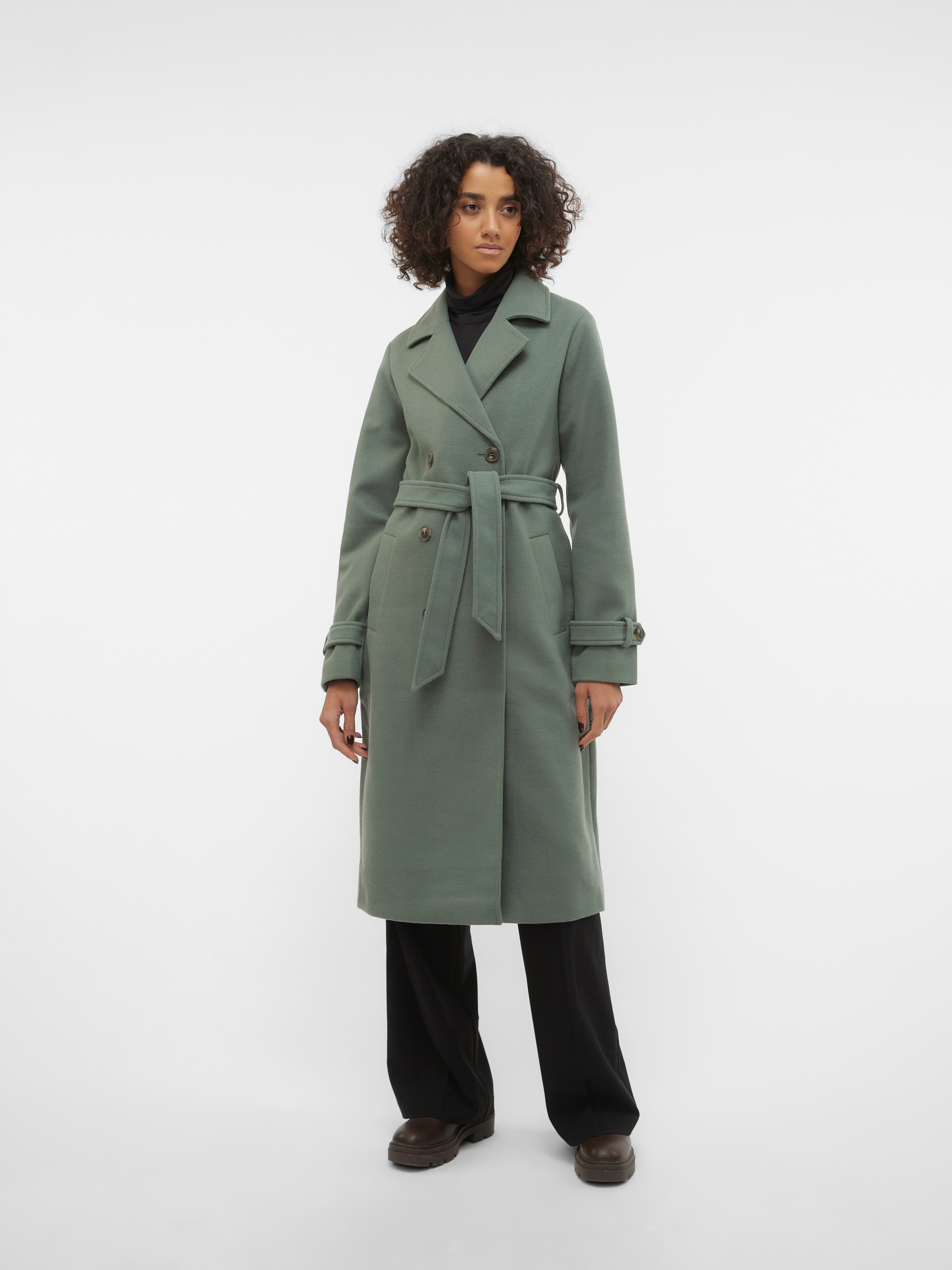 Manteau vert foncé hot sale