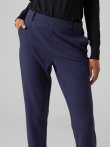 Vero Moda VMSARA Mid waist Trousers -Navy Blazer - 10299871
