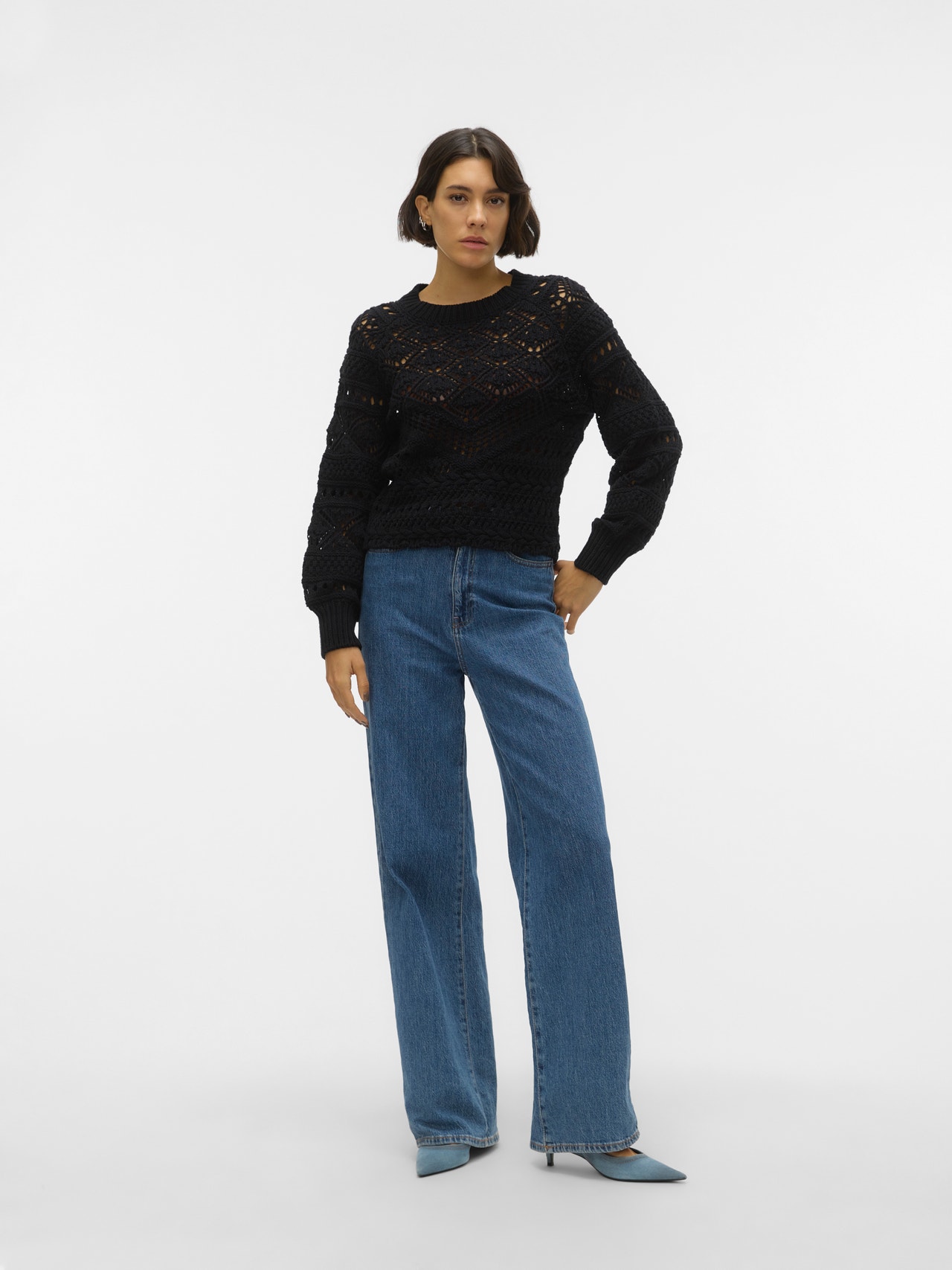 VMFINA Pullover | Schwarz | Vero Moda®