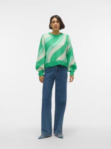 Vero Moda VMLENA Pullover -Bright Green - 10300036
