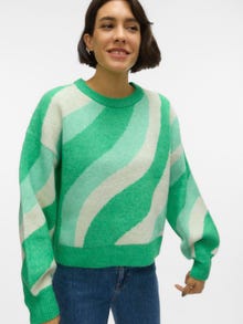 Vero Moda VMLENA Sweter -Bright Green - 10300036