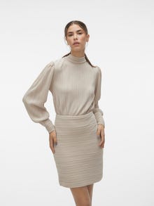 Vero Moda VMAURORA Short dress -Pumice Stone - 10300048